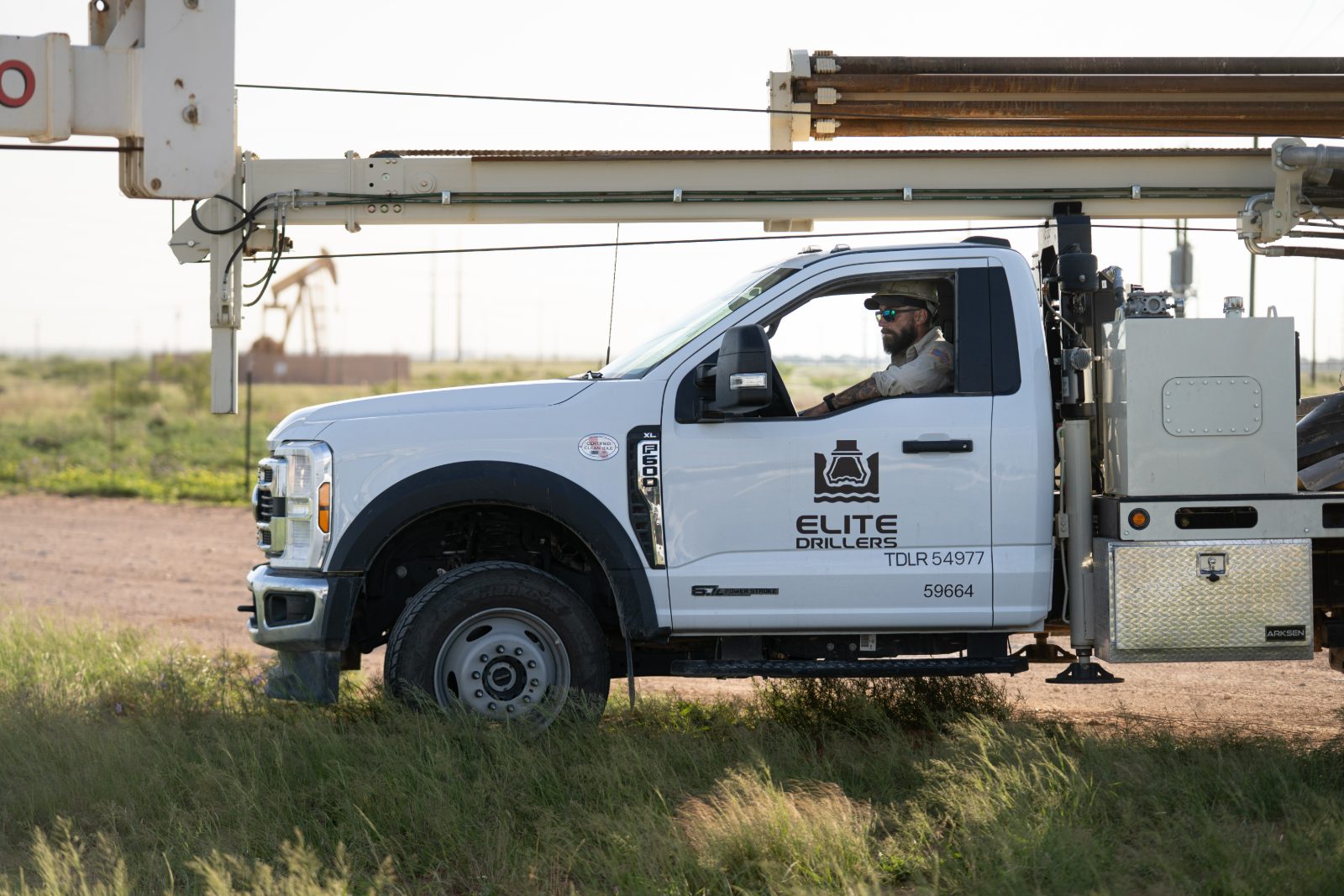 Elite Drillers pump service truck