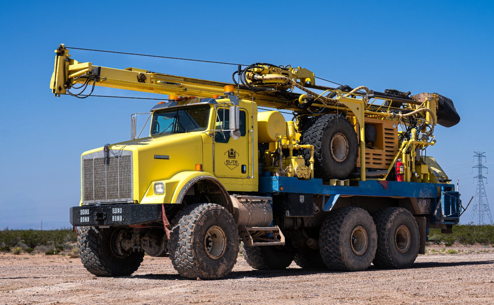 Elite Drillers Kenworth drill rig